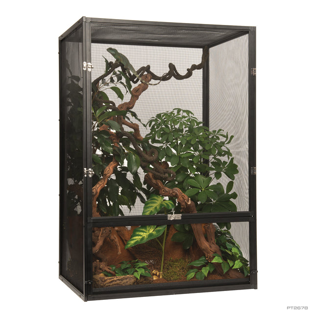 Aluminium Gaas Terrarium 60x45x90cm