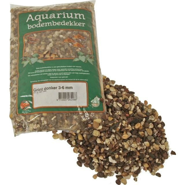 Aquarium Grind Donker 3-6mm 2,5KG